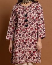 NWT Pakistani brand Khaadi matching printed 2 piece co-ord set shalwar Qameez