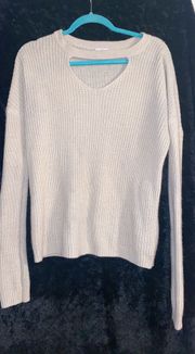 Cut Out Sweater