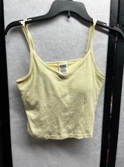 PINK Victoria’s Secret Yellow Crop Top