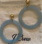 JCrew Earrings Resin Circle Drop Earrings