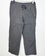 Like New The North Face Women's Gray Convertible Pants 6