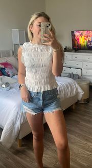 Boutique White Tank Top