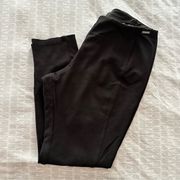 Black tahari casual capri leggings size M