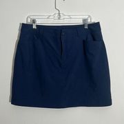 Eddie Bauer Women's size 12 Navy Activewear Skort