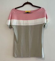 St. John Colorblock Tee