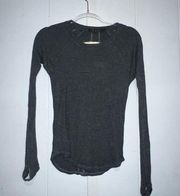 Feel The Piece Size Small Long Sleeve Top