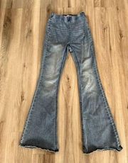 Tinseltown XS Pull On Hippie Flare Jeans