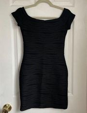 Vintage Wet Seal black mini dress 90s y2k bodycon