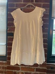 White tiered Mini dress