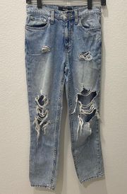 Aero Distressed Mom Jean’s Size 0