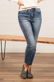 Judy Blue Shelley High Rise Relaxed Slim Straight jeans Size 3/26