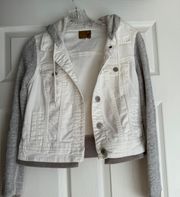 Outfitters White Denim Jacket