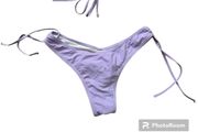 SheIn Purple Bikini Set Strapless Large