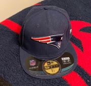 New England Patriots Fitted Baseball Cap 7 1/4