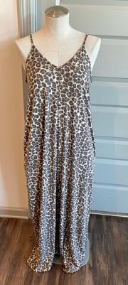 Zenana Cheetah Print Maxi Dress 