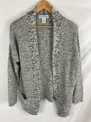 Cotton Emporium Open Knit Cardigan Sweater Size Medium