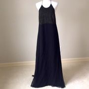 Black evening gown