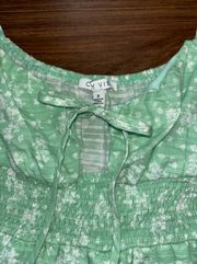 Dillards “City Vibe” Green Sundress 