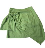 NWT  Lime Green Wrap Skirt Size S