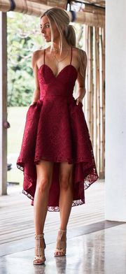 The Marilyn Dress in Burgundy