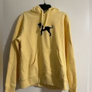 Yellow Black Dog Sweatshirt Size Small