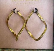 Lucky Brand gold fashion earrings NWT