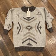 Urban Renewal Gray Reworked Vintage Sweater NWT Size Large