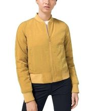 lululemon bomber jacket size 10 yellow peach