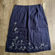 Skirt Size 4 Embroidered Detail