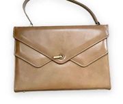 Vintage Light Brown Leather Handbag Perfect Condition