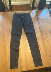 Chloe Skinny High-rise Waxed Jeans