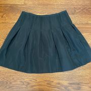 Like New Vintage  Black Pleated Drop Waist Skirt (Size 10)