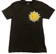 Black Sun Graphic women’s cotton Tshirt size small casual indie skater