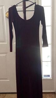 NWOT￼ BETSEY JOHNSON BURGUNDY MIDI STYLE DRESS SIZE L