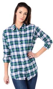 Boyfriend Flannel Plaid Short