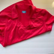 PGA Tour hot pink golf polo, size M