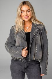 Bianca Studded Denim Jacket