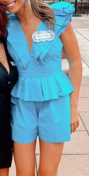 Blue Romper