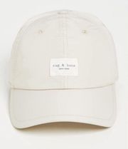 NWT! RAG & BONE Addison Logo Baseball Cap Hat white