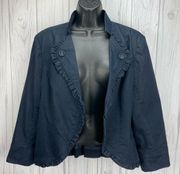 John Paul Richard blue jean blazer size XL