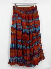 Vintage Y2K Boho Maxi Skirt Size Large