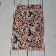 Robert Rodriguez pink floral casual skirt