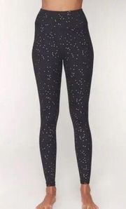 SPIRITUAL GANGSTER Night Sky High Waist Legging in Black Size XS $98