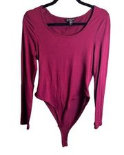 Brave Soul London Cranberry Bodysuit Size Small Spring Valentine's