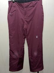 Women’s Spyder Orb Ski Snow Pants Outdoor Insulated Sz 6-8