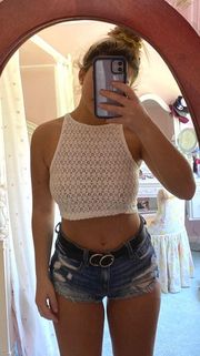 White Crop Top