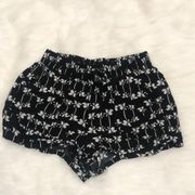 Joe b black palm stretchy shorts