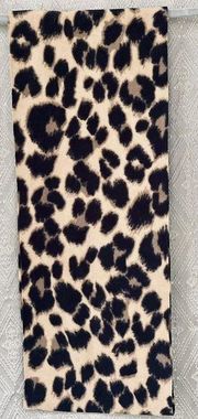 2 Ladies Infinity Scarves Cheetah Print And Super Soft Black Faux Fur