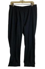 Women’s Newport News Easy Care Dress Pants Slacks Black Size 18