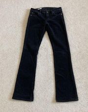 Kut from the kloth Farrah baby bootcut dark brown  corduroy jeans in size 0